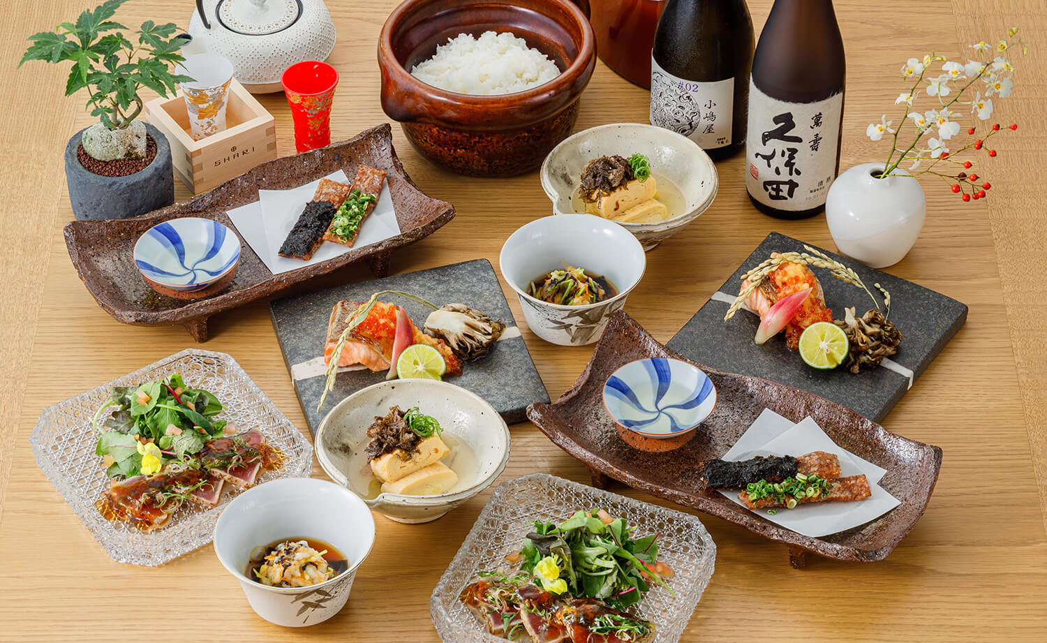 公式】SHARI東銀座｜歌舞伎座すぐの創作和食＆鉄板焼き